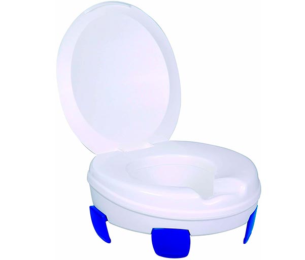 Alza de 11 cm con tapa y clips.