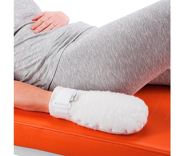 Manoplas antiescaras blancas