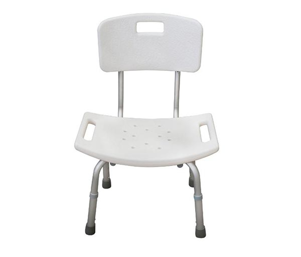 Banqueta de ducha con respaldo