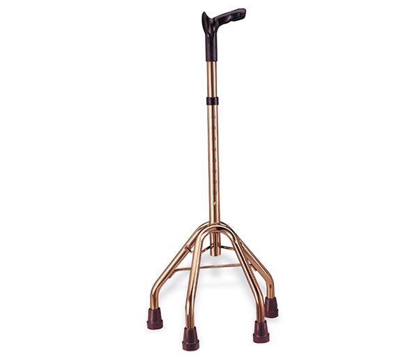 Bastón cuadrípode.