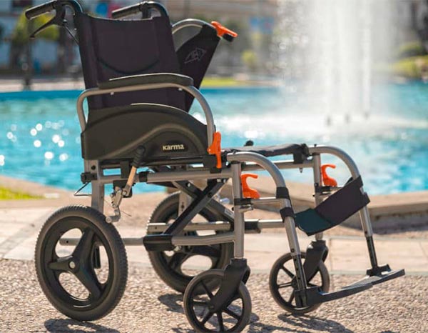 Silla de ruedas de aluminio Karma Agile