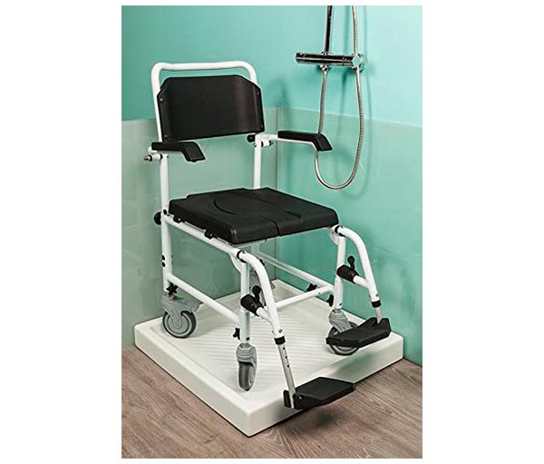 Silla de ruedas con wc y apta para ducha