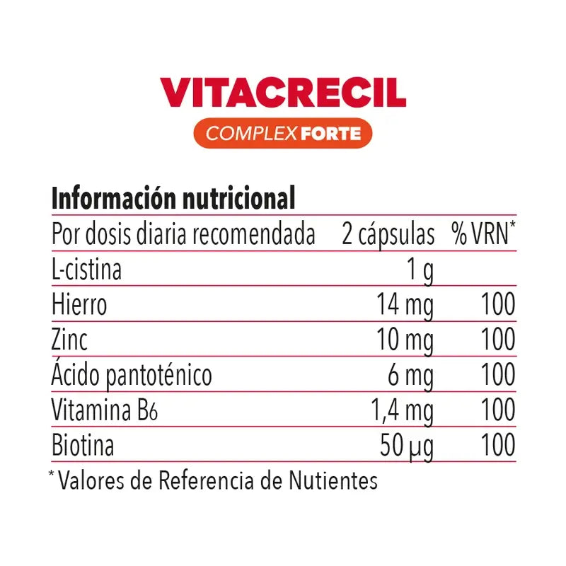 VITACRECIL COMPLEX FORTE 180 CAPSULAS